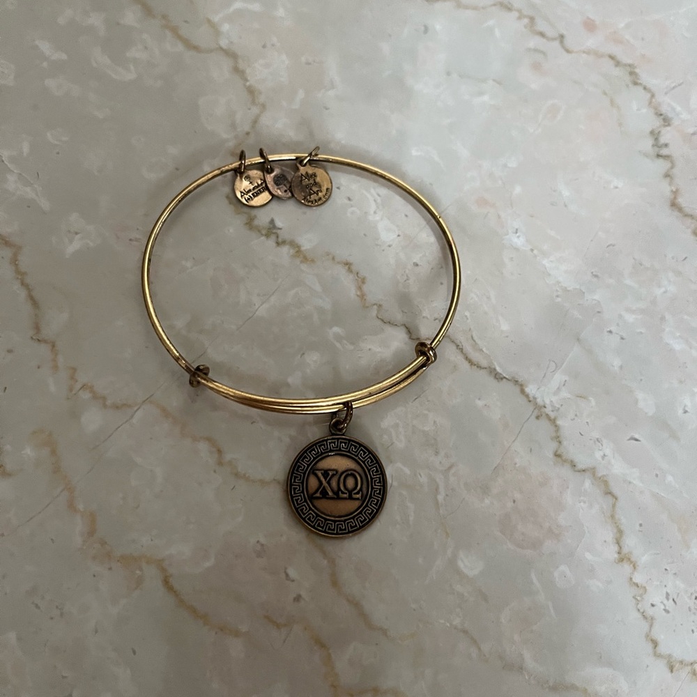 Alex and Ani Chi Omega bracelet